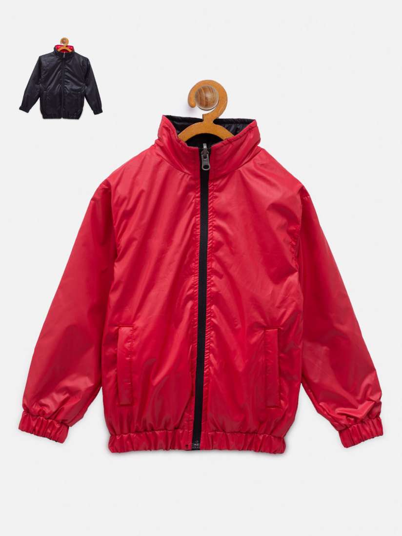 Buy NYNSH PlusS Kids Boys Red Black Reversible Padded Jacket Jackets for Boys 17580734 Myntra