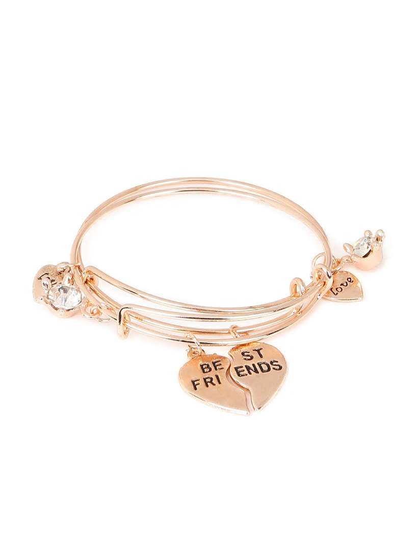Buy Mahi Women Set Of 2 Rose Gold Plated Best Friends Bracelet Bracelet for Women 17583352 Myntra