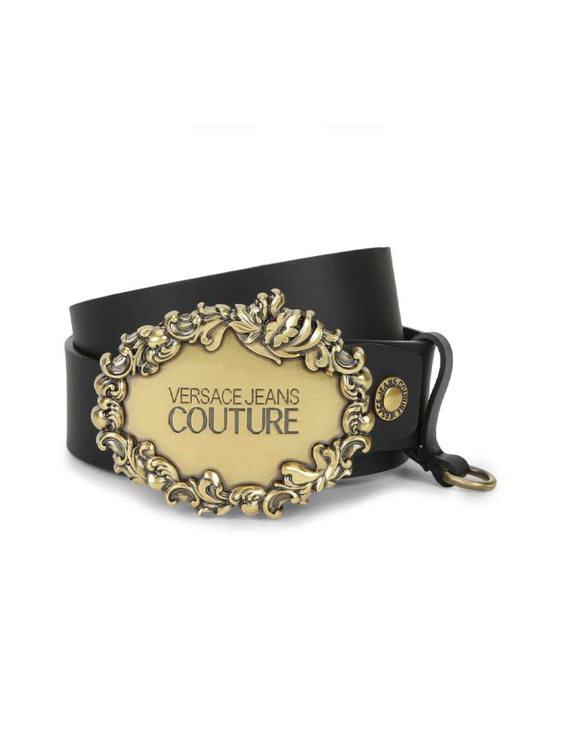 Buy Versace Jeans Couture Men Baroque Outline Buckle Leather Belt Belts for Men 17584522 Myntra