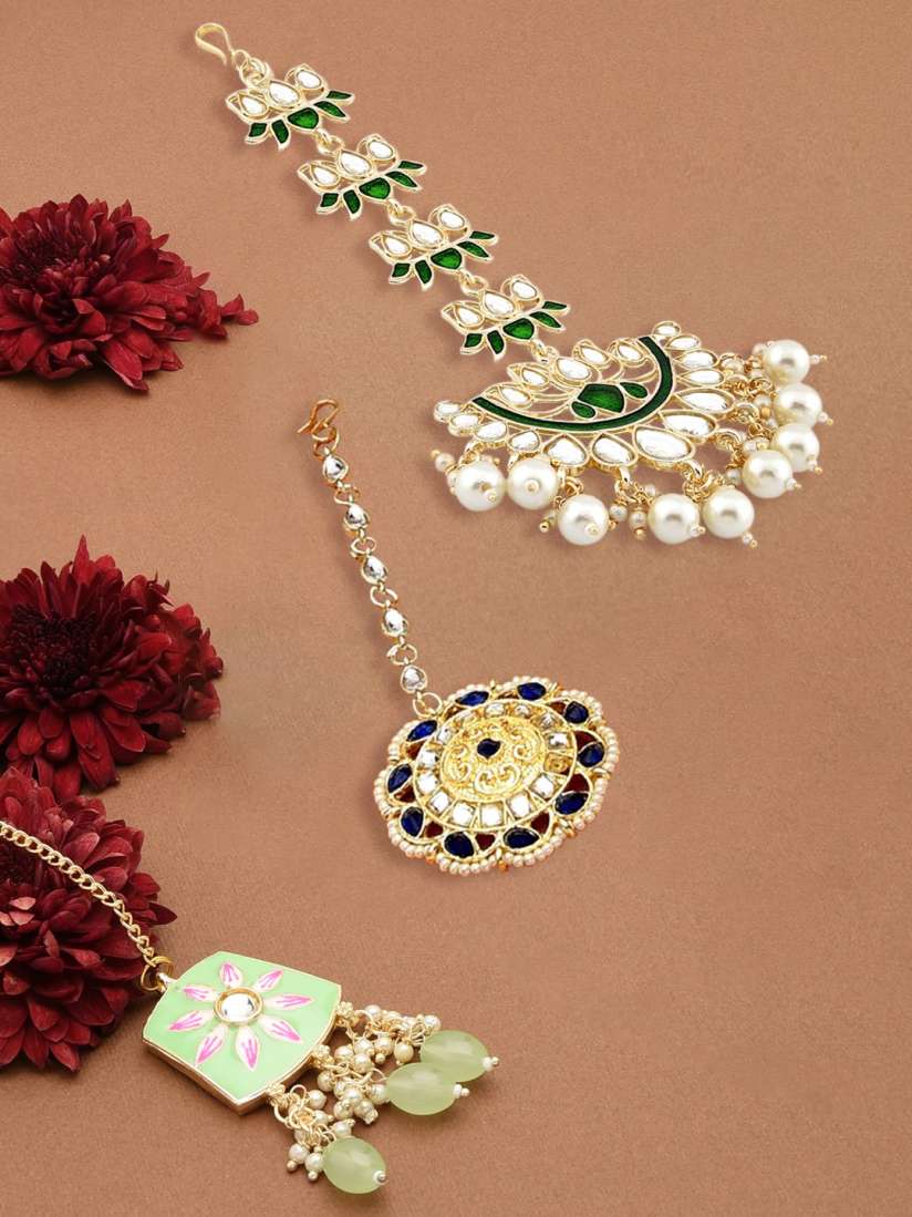 Zaveri pearls maang tikka on sale