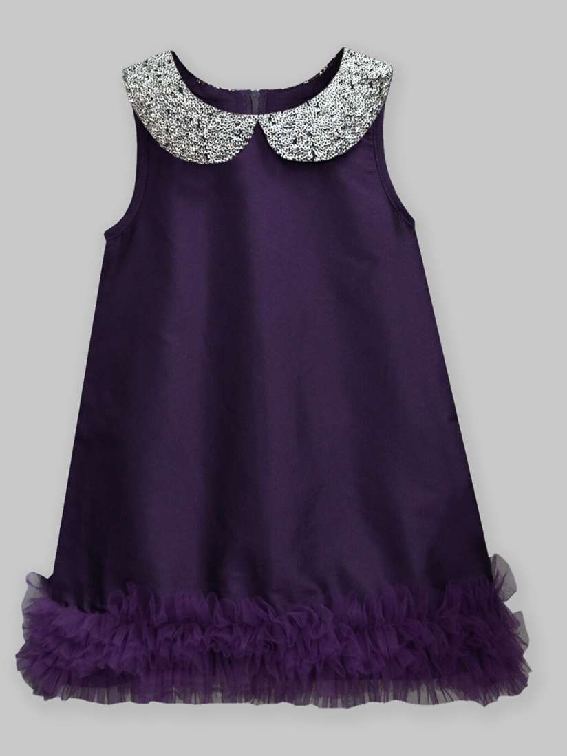 Purple peter pan collar dress 2025