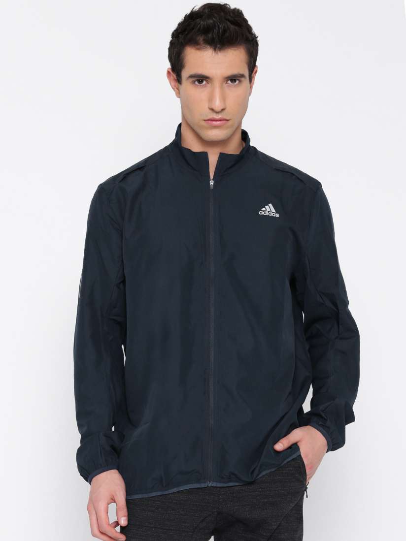 Buy Adidas Navy RS Wind Running Jacket Jackets for Men Myntra