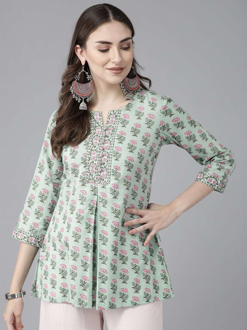 Long cotton kurtis on myntra shop