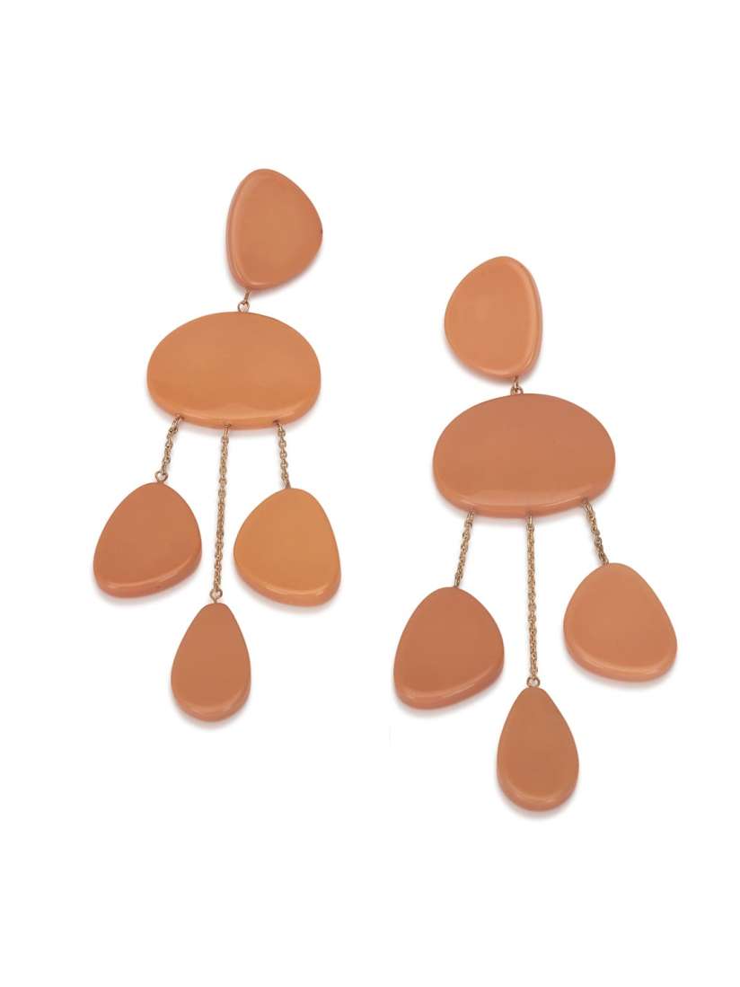 Buy FOREVER 21 Orange Contemporary Studs Earrings Earrings for Women 17609326 Myntra