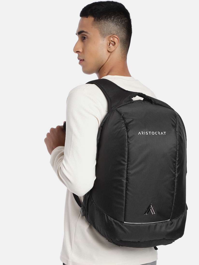 Buy Aristocrat Unisex Black Solid Laptop Backpack with USB Charging Port Backpacks for Unisex 17616936 Myntra