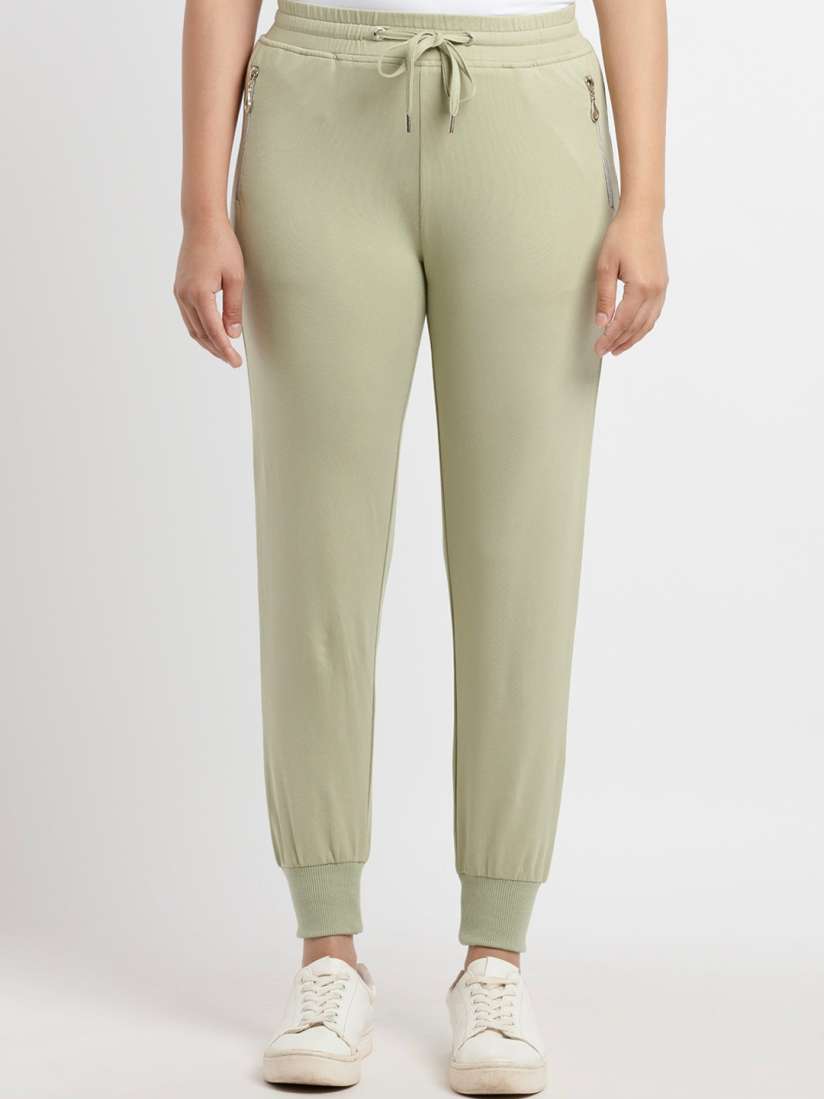 Womens sage green joggers deals