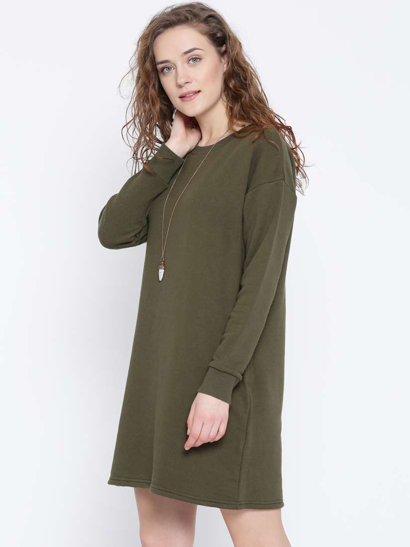 Long sleeve t shirt dress forever 21 hot sale