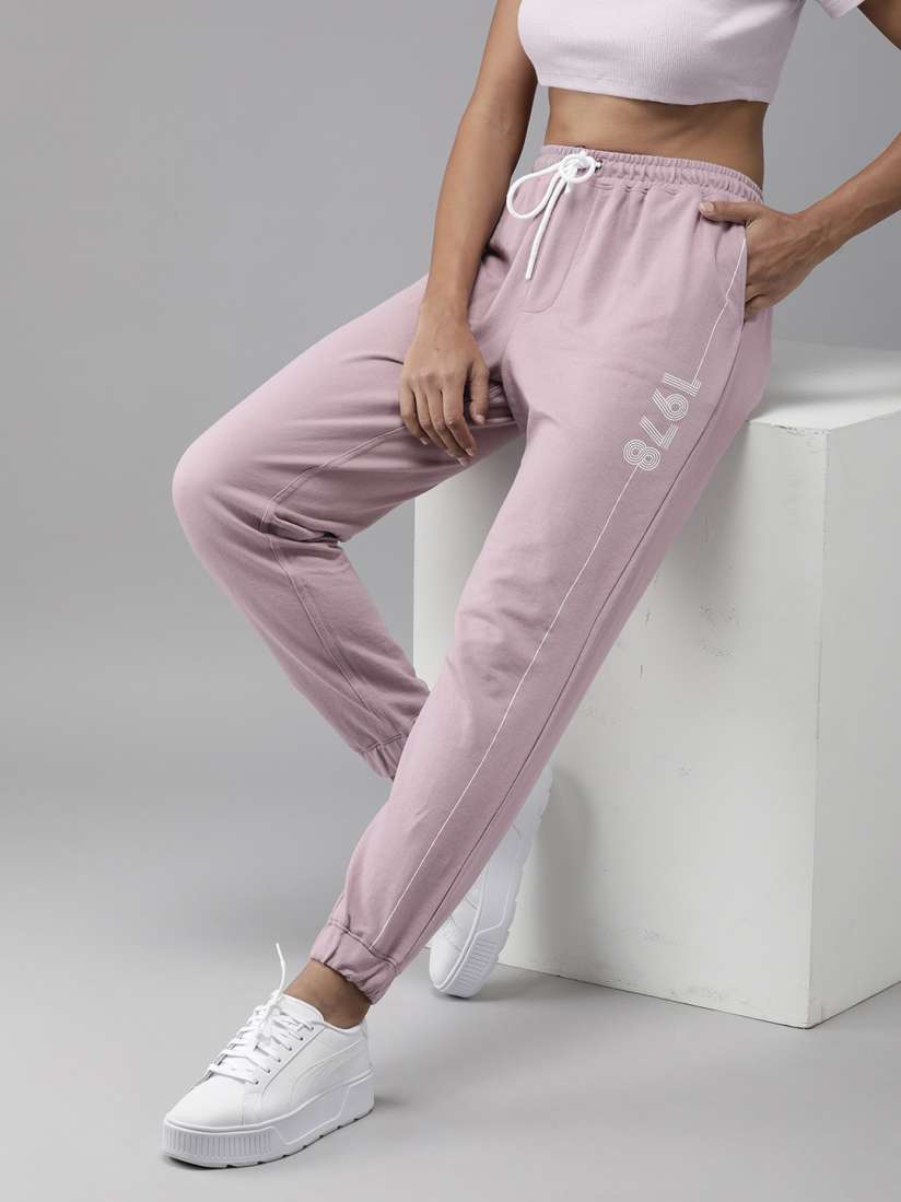 Buy The Roadster Lifestyle Co. Women Lavender Printed Joggers Track Pants for Women 17628668 Myntra