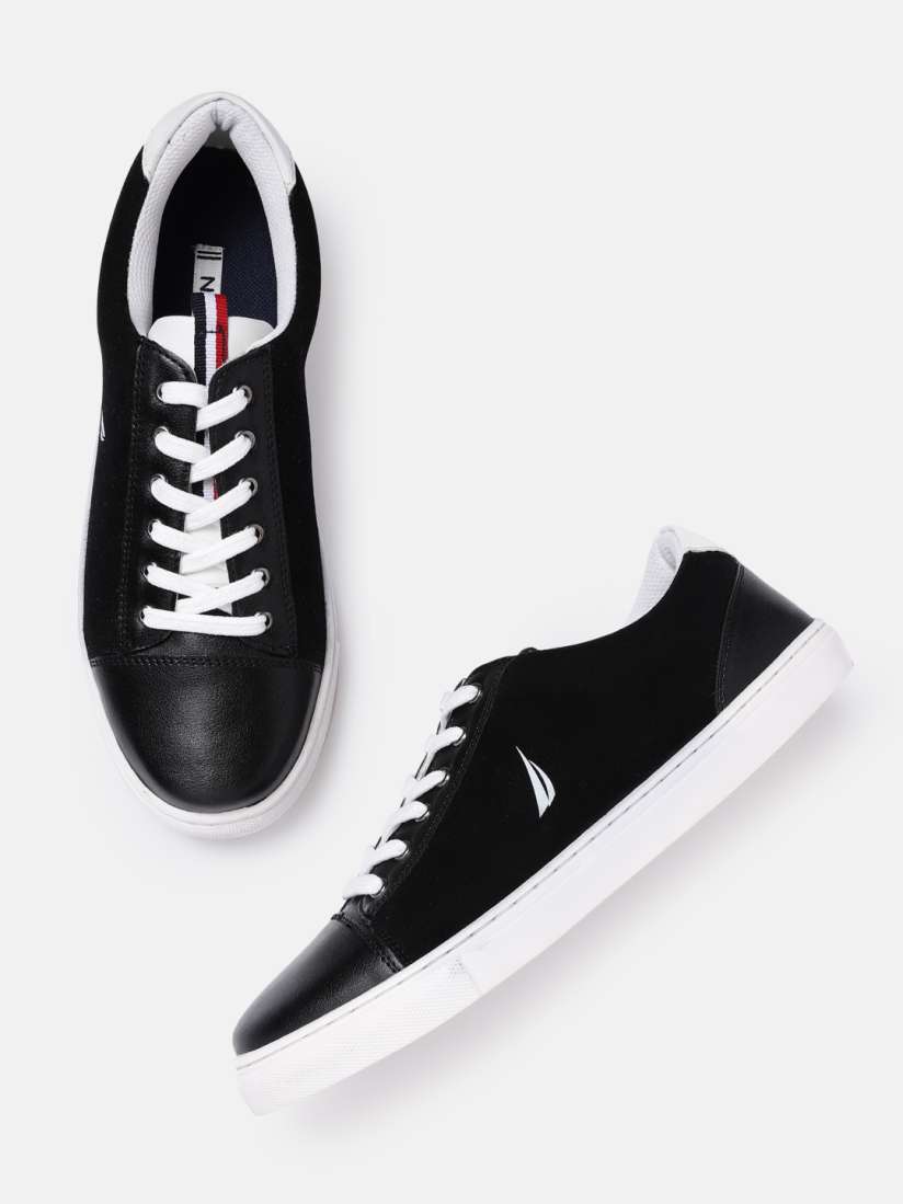 Buy Nautica Men Black Solid Sneakers Casual Shoes for Men 17629998 Myntra