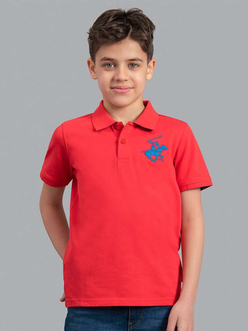 Boys coral polo deals