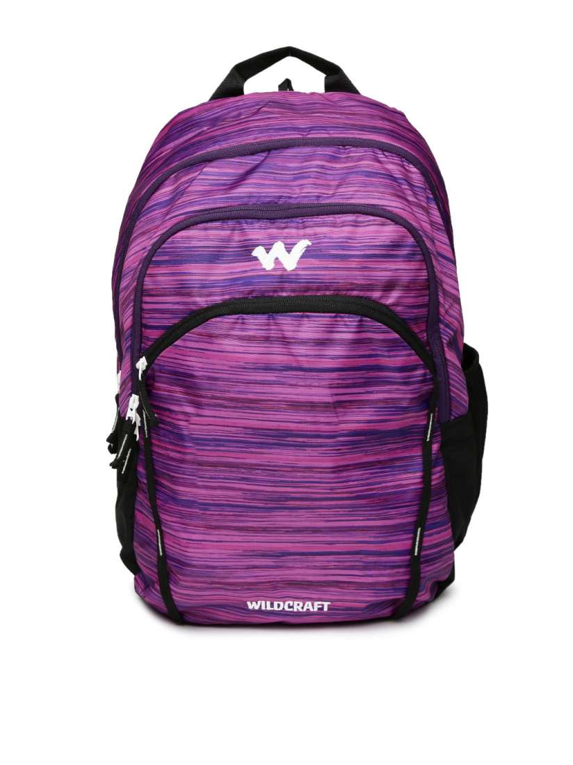Wildcraft purple bag deals