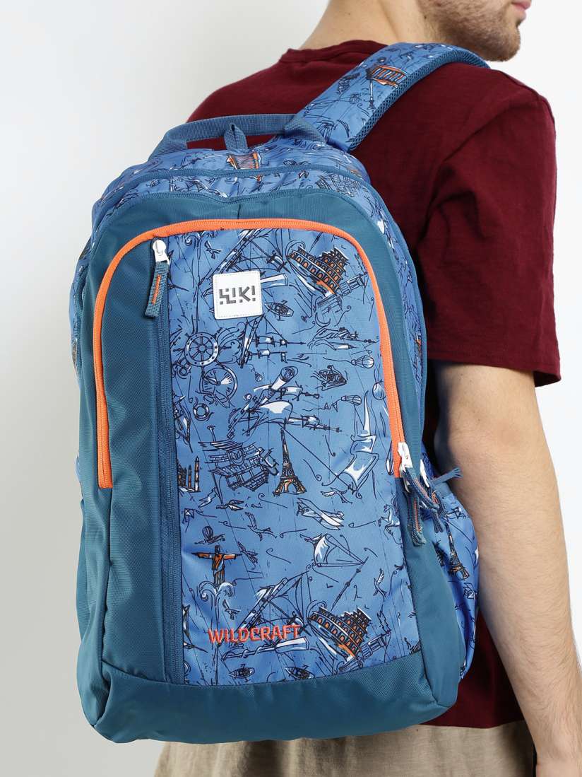 Buy Wildcraft Unisex Blue Wiki 5 Doodle 3 Printed Backpack Backpacks for Unisex 1764173 Myntra