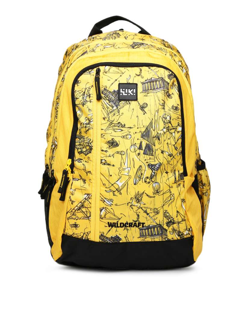 Buy Wildcraft Unisex Yellow Black Wiki 5 Doodle 3 Printed Backpack Backpacks for Unisex 1764174 Myntra