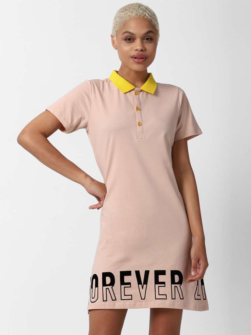 T shirt dress myntra on sale