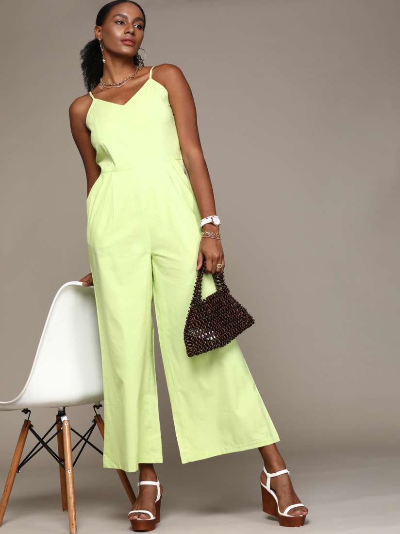 Green holiday jumpsuit shop
