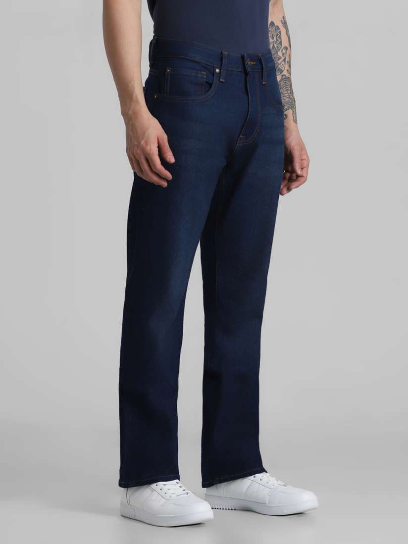 Buy Jack Jones Men Blue Bootcut Jeans Jeans for Men 17655076 Myntra