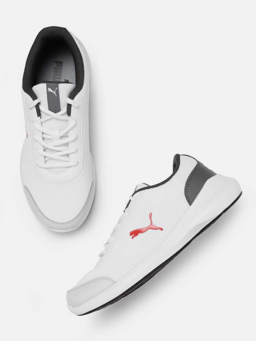 Buy Puma Men White Woven Design Puma Forza Running Shoes Sports Shoes for Men 17663246 Myntra