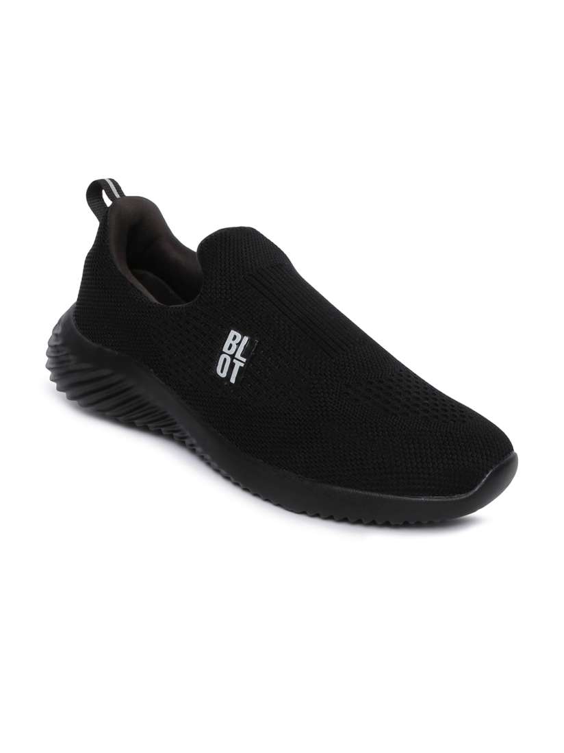 Buy Paragon Men Black Knitted Canvas Running Shoes Sports Shoes for Men 17672372 Myntra