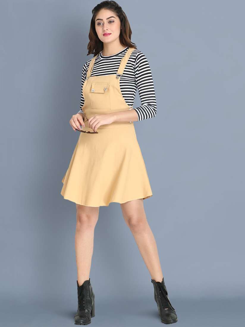 Dungaree skirt myntra discount