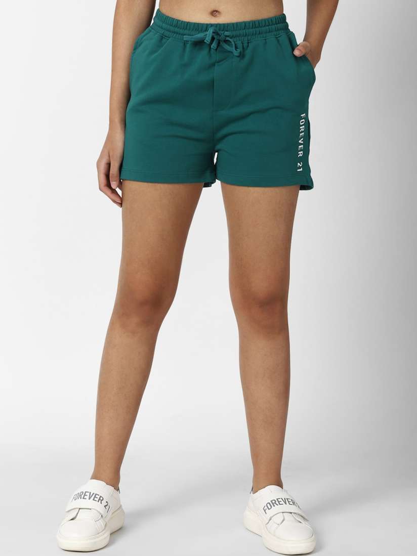 Forever 21 green shorts shop