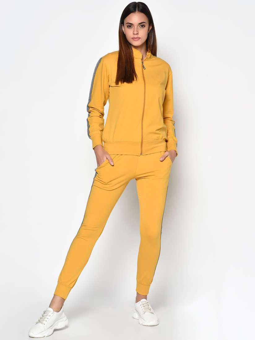 Mustard tracksuit womens on sale
