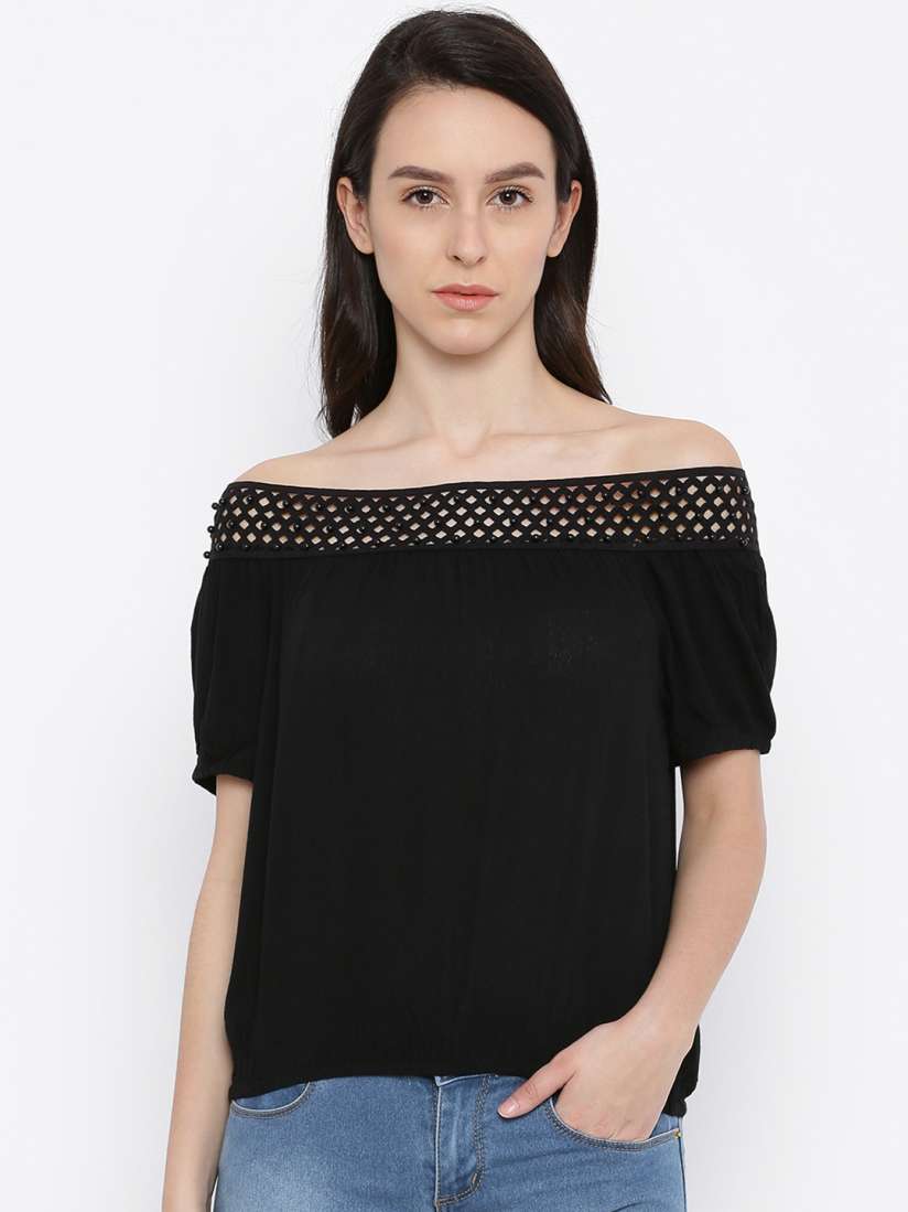 Tops for jeans myntra cheap