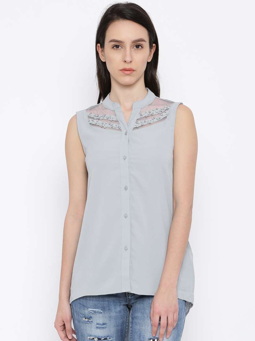 Jeans top on myntra on sale