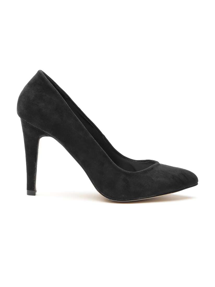 Myntra black heels discount