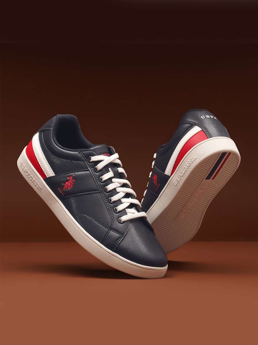 Us polo assn navy blue sneakers sale