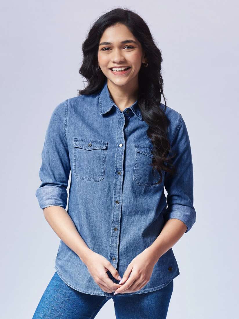 Jeans shirt myntra online