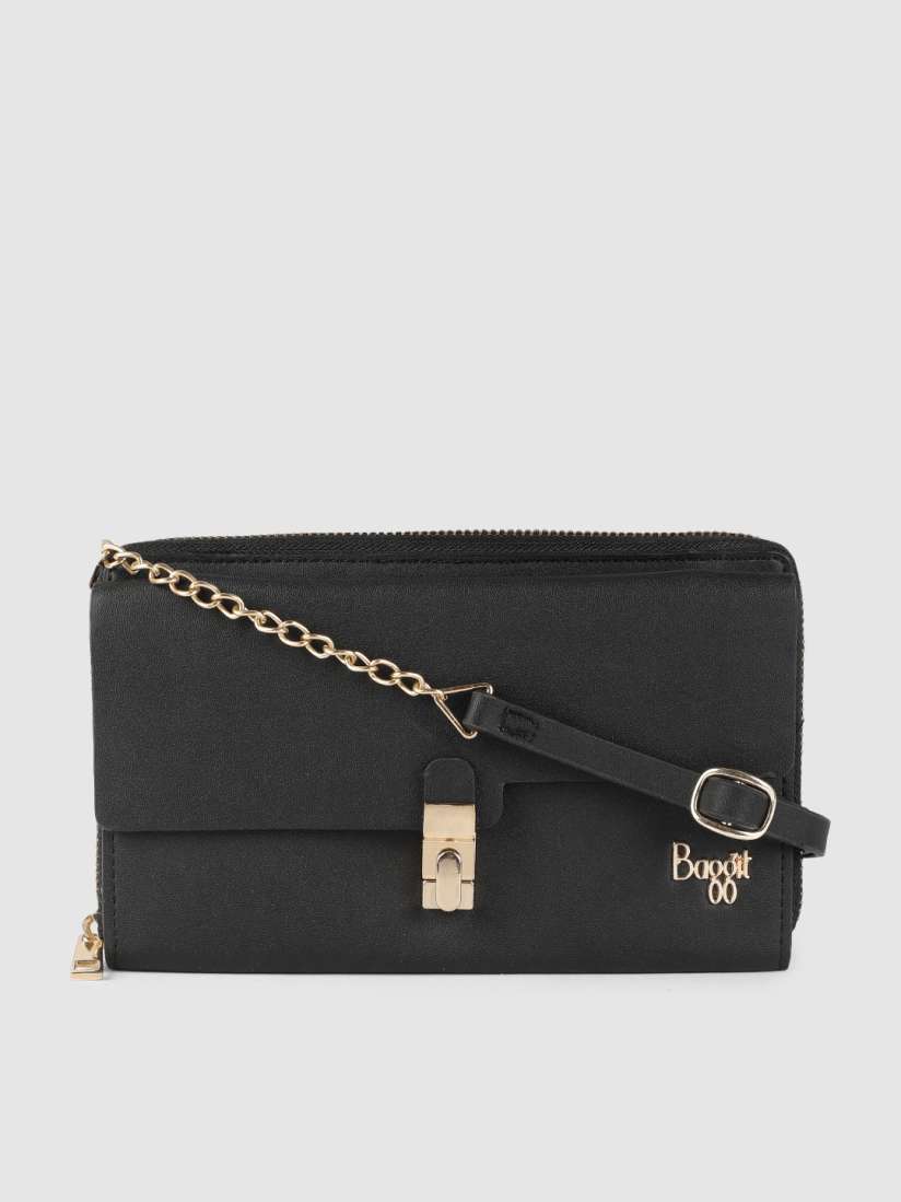 Buy Baggit Women Black Zip Around Wallet Wallets for Women 17730322 Myntra