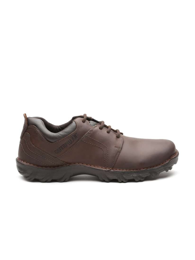 Buy CAT Men Coffee Brown Leather Casual Shoes Casual Shoes for Men 1773059 Myntra