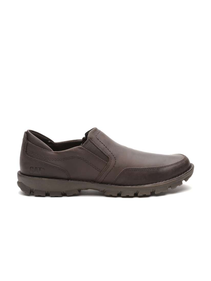 Buy CAT Men Coffee Brown Leather Loafers Casual Shoes for Men 1773063 Myntra