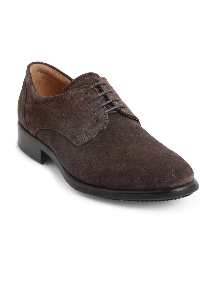 Dress Shoes Ecco Cognac Shoes ECCO Men Citytray Derby Brown