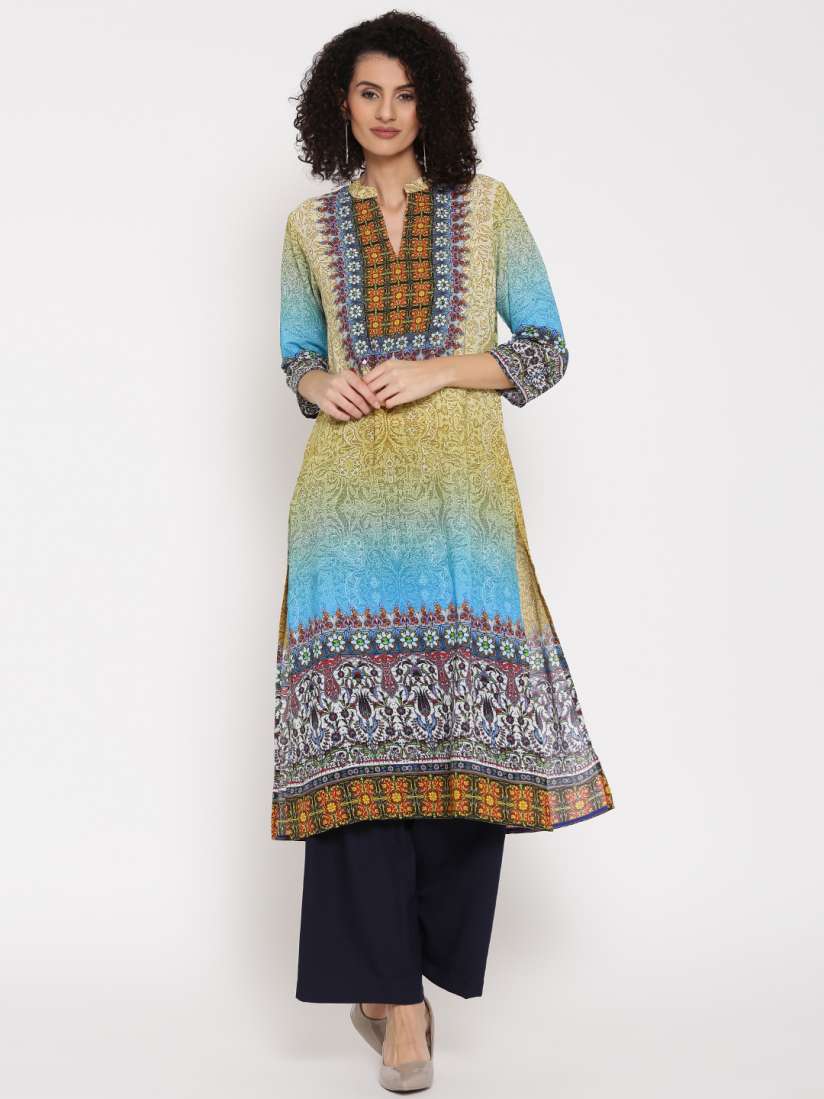 Shree women's straight kurta discount