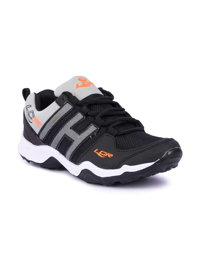 Buy Lancer Men Black White Textile Running Non Marking Shoes Sports Shoes for Men 17745800 Myntra
