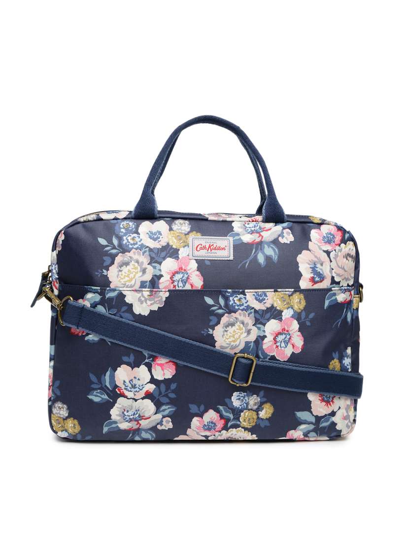 Buy Cath Kidston Women Navy Floral Print Laptop Bag Laptop Bag for Women 1774939 Myntra