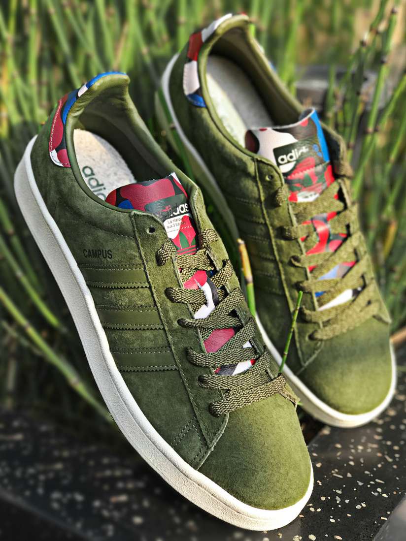 Buy ADIDAS Originals Men Olive Green Campus Suede Sneakers Casual Shoes for Men 1774965 Myntra
