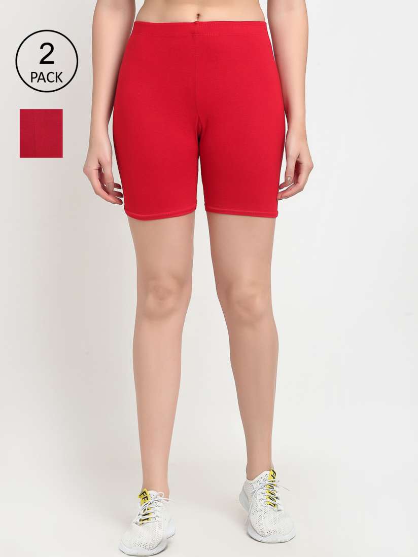 Buy Jinfo Women Red Cycling Sports Shorts Shorts for Women 17750510 Myntra