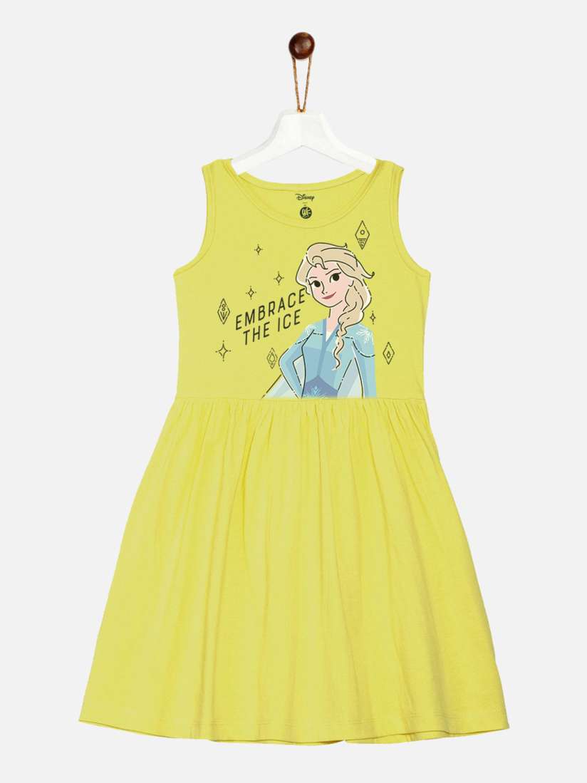 Frozen yellow clothes cheap
