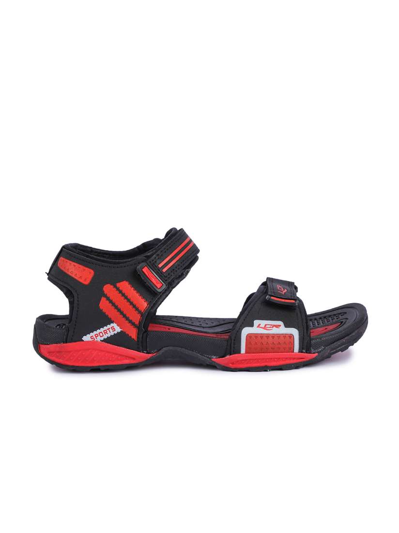 Buy Lancer Men Black Red Solid Sports Sandals Sandals for Men 17753796 Myntra