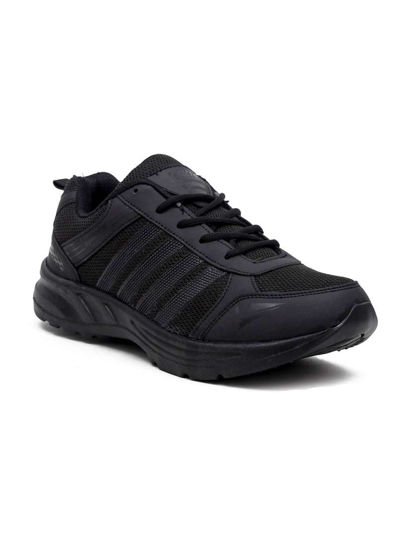 Full black sports shoes new arrivals