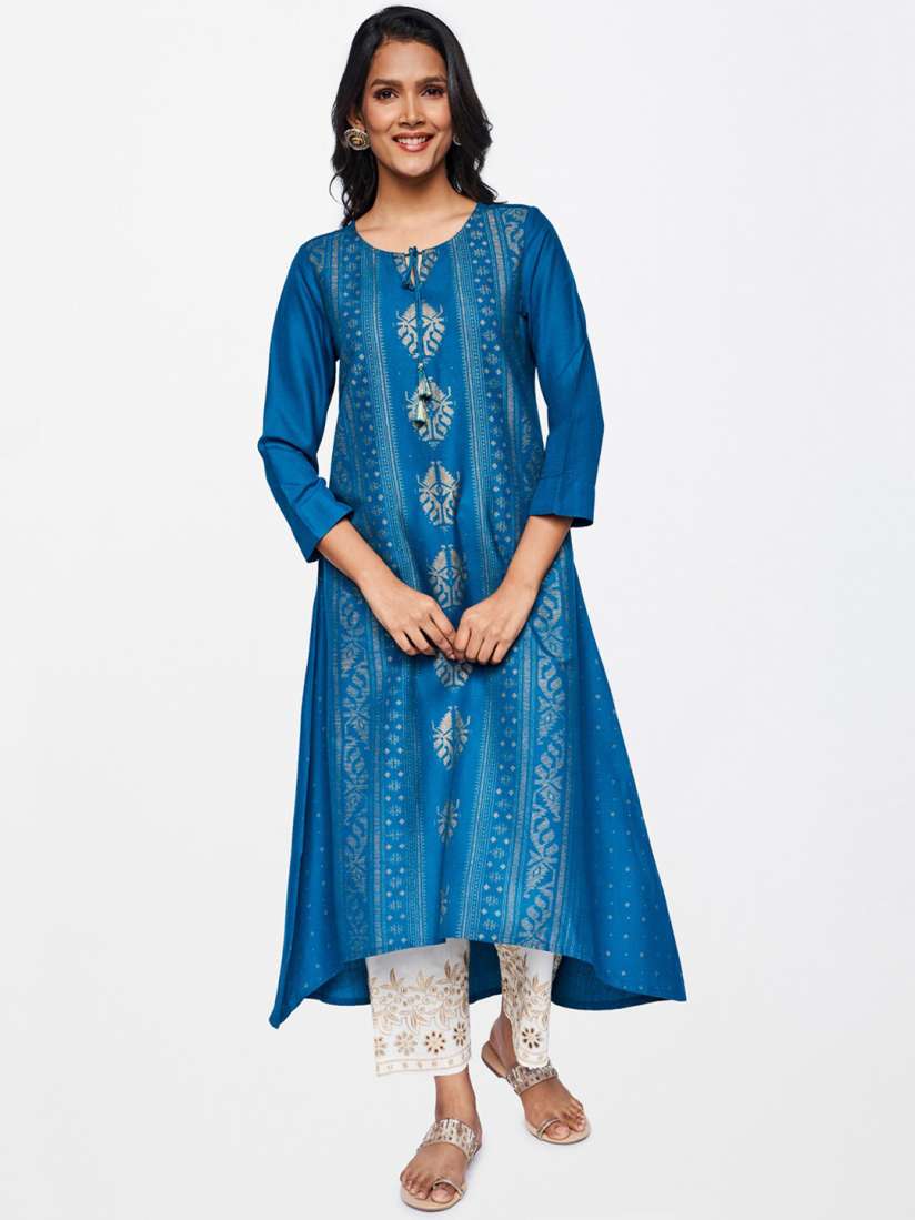 Asymmetrical hemline kurtas outlet