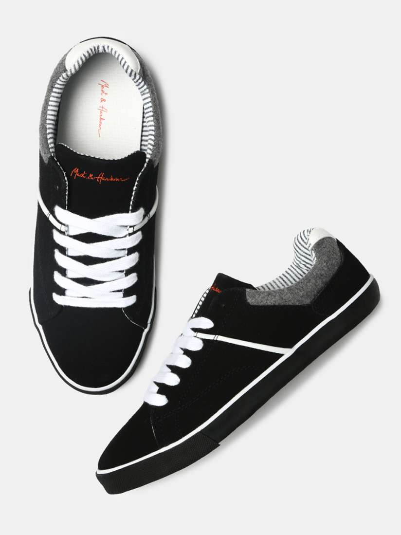Mast and harbour black sneakers best sale
