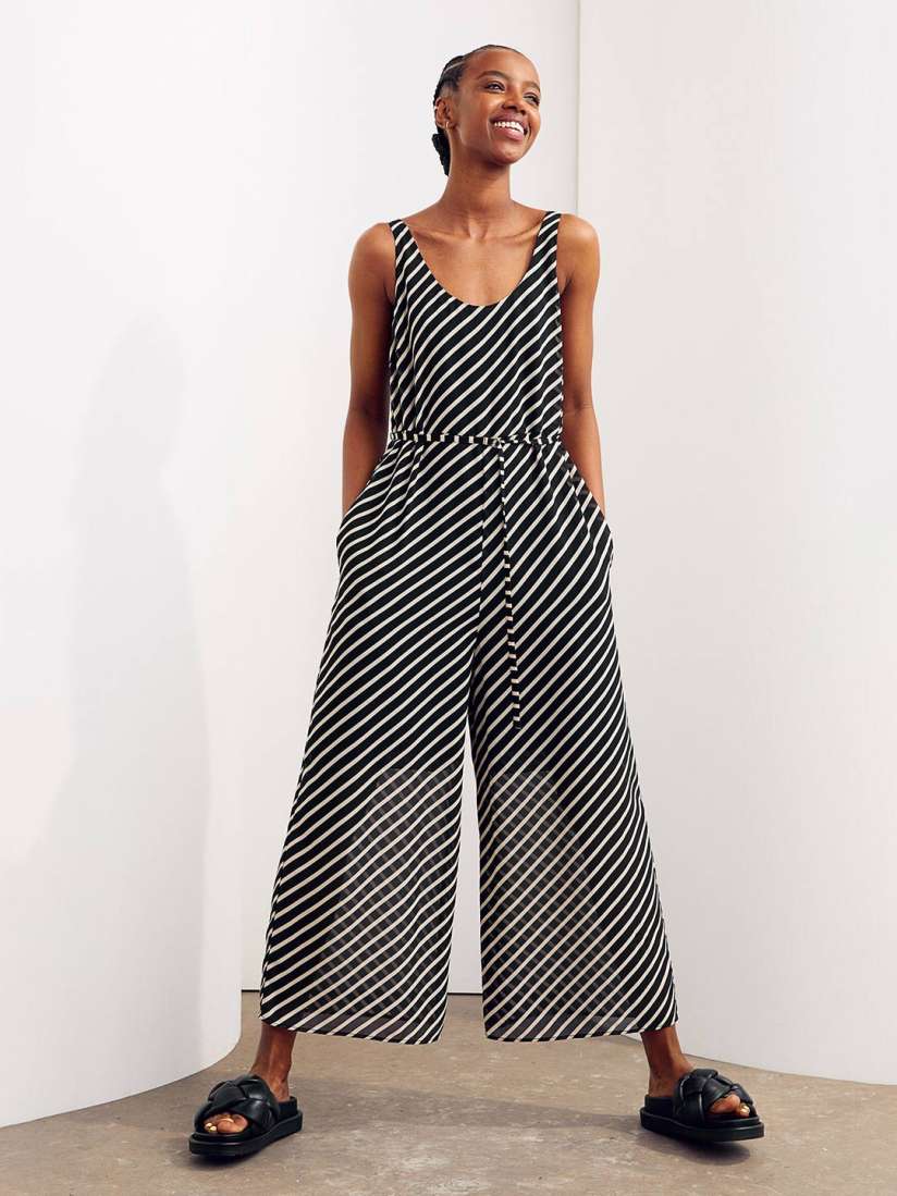 H&m jumpsuit striped new arrivals