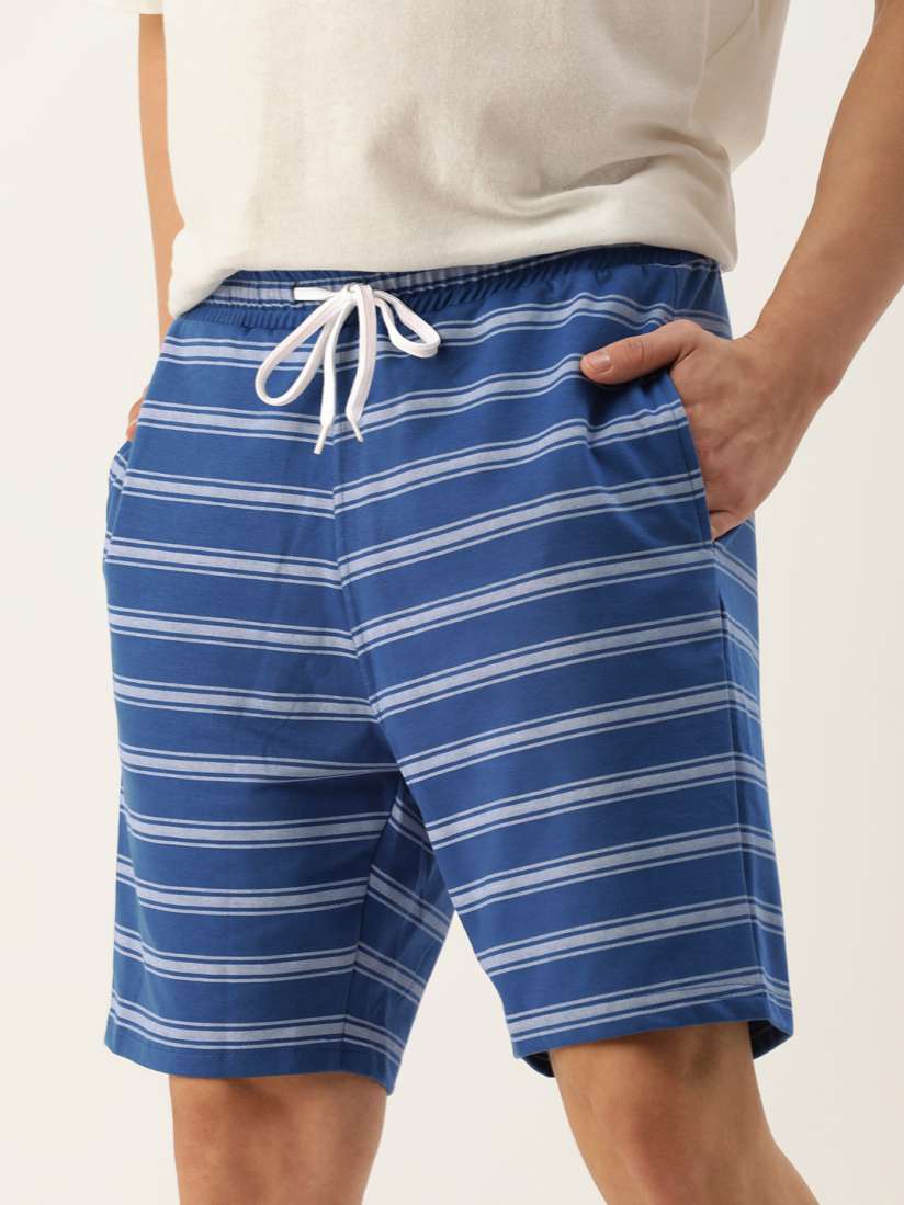 Buy M H Easy Men Horizontal Striped Regular Shorts Shorts for Men 17774126 Myntra