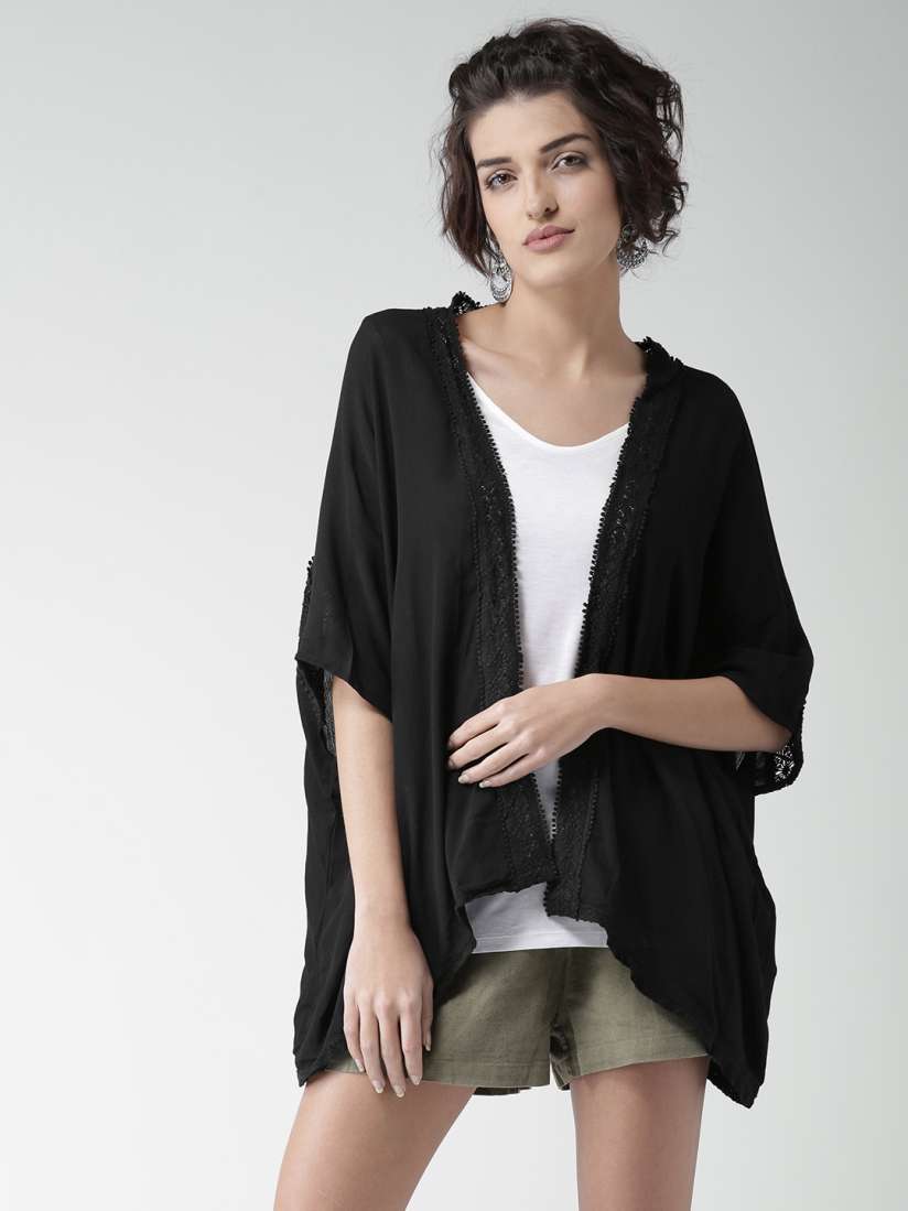 Black shrug myntra clearance