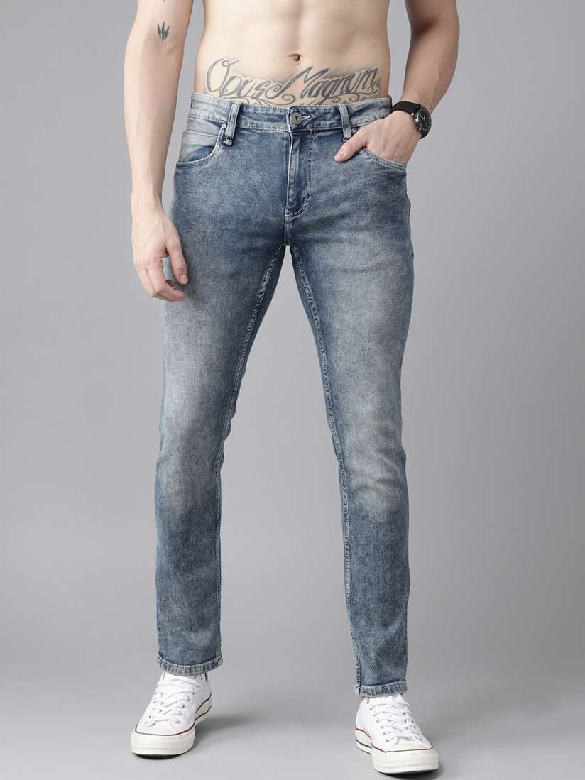 Buy Roadster Men Blue Skinny Fit Light Fade Stretchable Jeans Jeans for Men 17781004 Myntra