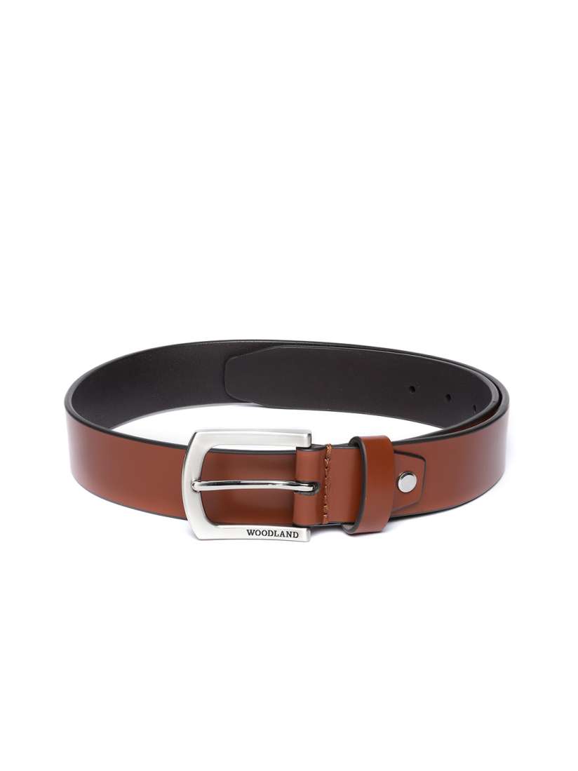 Buy Woodland Men Brown Solid Leather Belt Belts for Men 17781364 Myntra