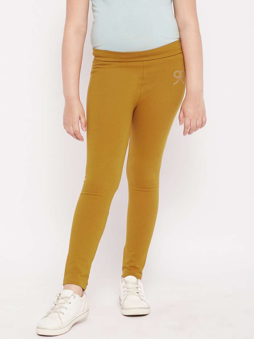 Girls yellow jeggings hot sale